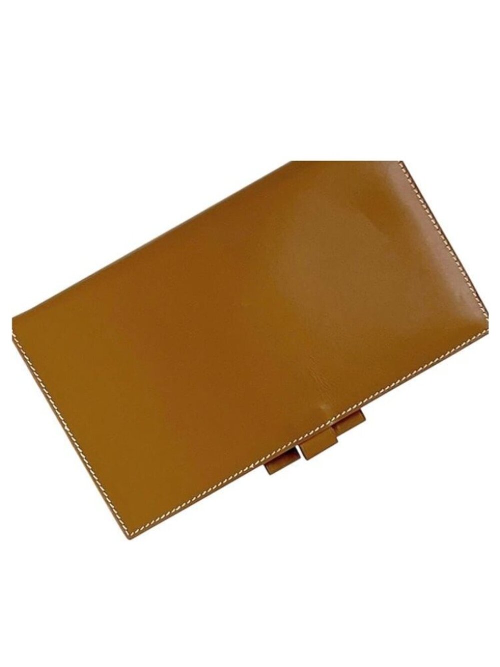 Hermes Notebook Cover Agenda PM Box Calf Camel Brown